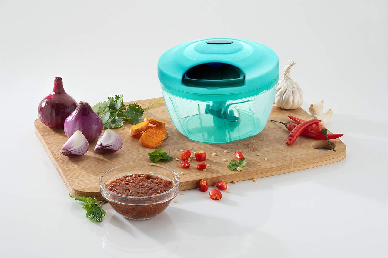 080 Manual Food Chopper Compact Powerful Hand Held Vegetable Chopperblender