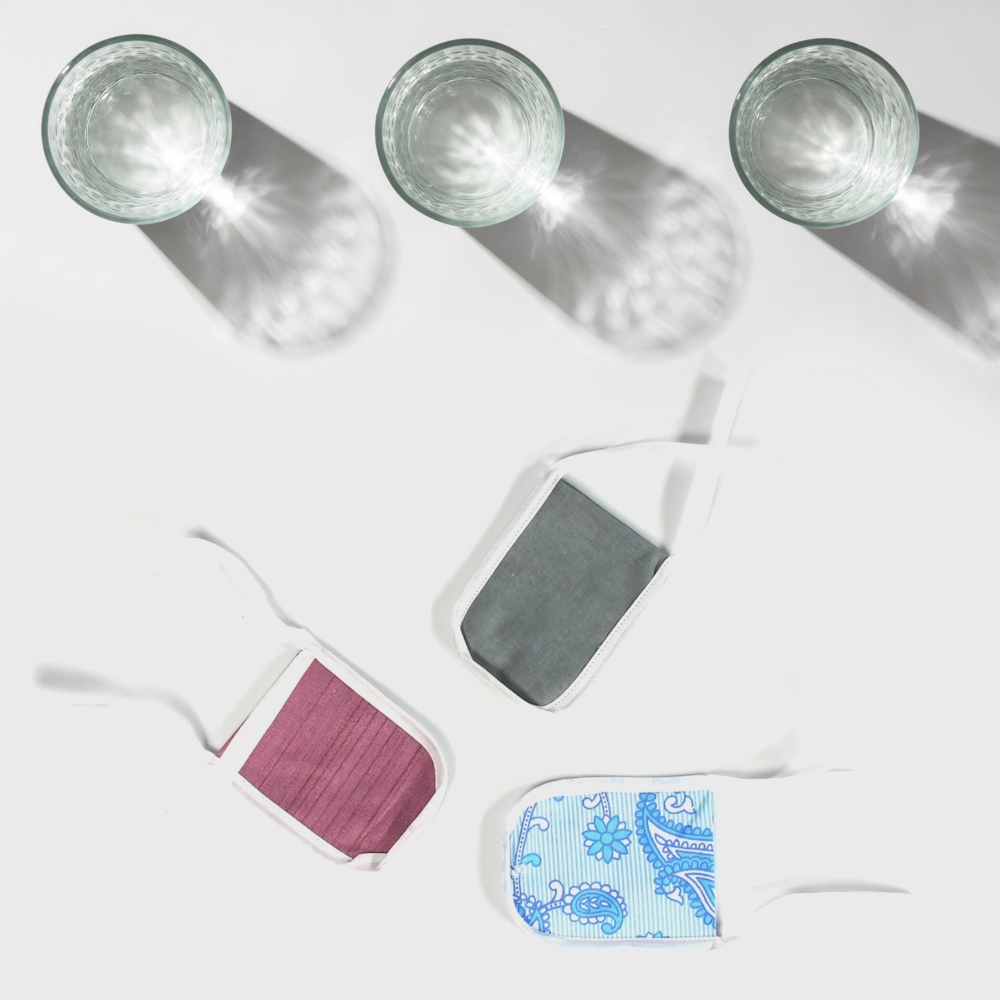 4682 Cotton Water Filter Non Plastic Water Filter Covers Double Layered Cotton Reusable Water Filter For Home Office Multiuse Cover